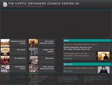 Tablet Screenshot of copticcentre.com